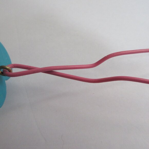 Pink Flamingo with Cocktail Christmas Ornament Dangle Legs 7" Beach Tropical - Picture 11 of 13